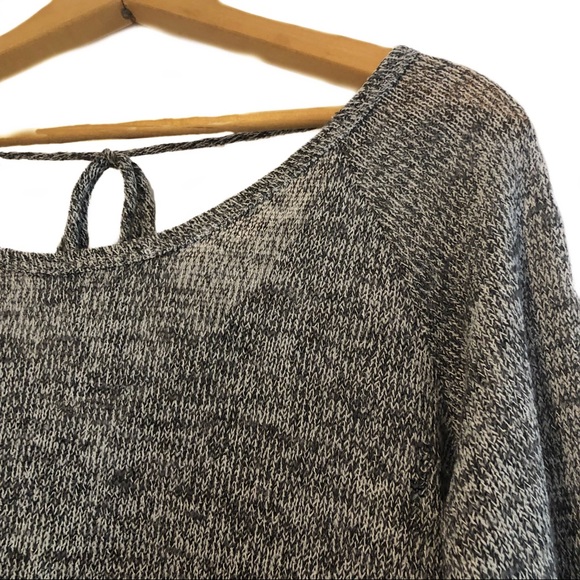 Charming Charlie Marled Lace Light Sweater Soft - Picture 3 of 4